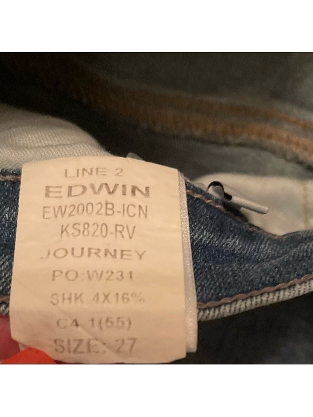 Edwin NWT Cassia Mini Bootcut Jeans 27 Light Wash - Picture 6 of 7